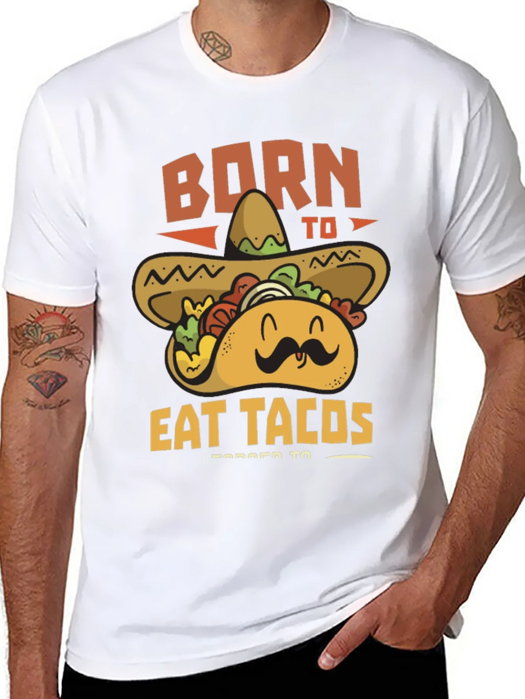 Born to Eat Tacos T-Shirt product image 7