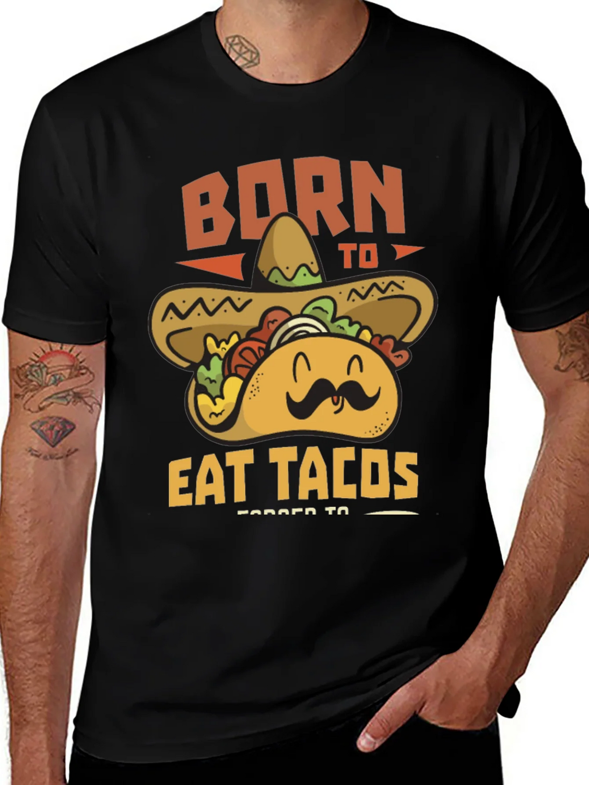 Born to Eat Tacos T-Shirt product image 1