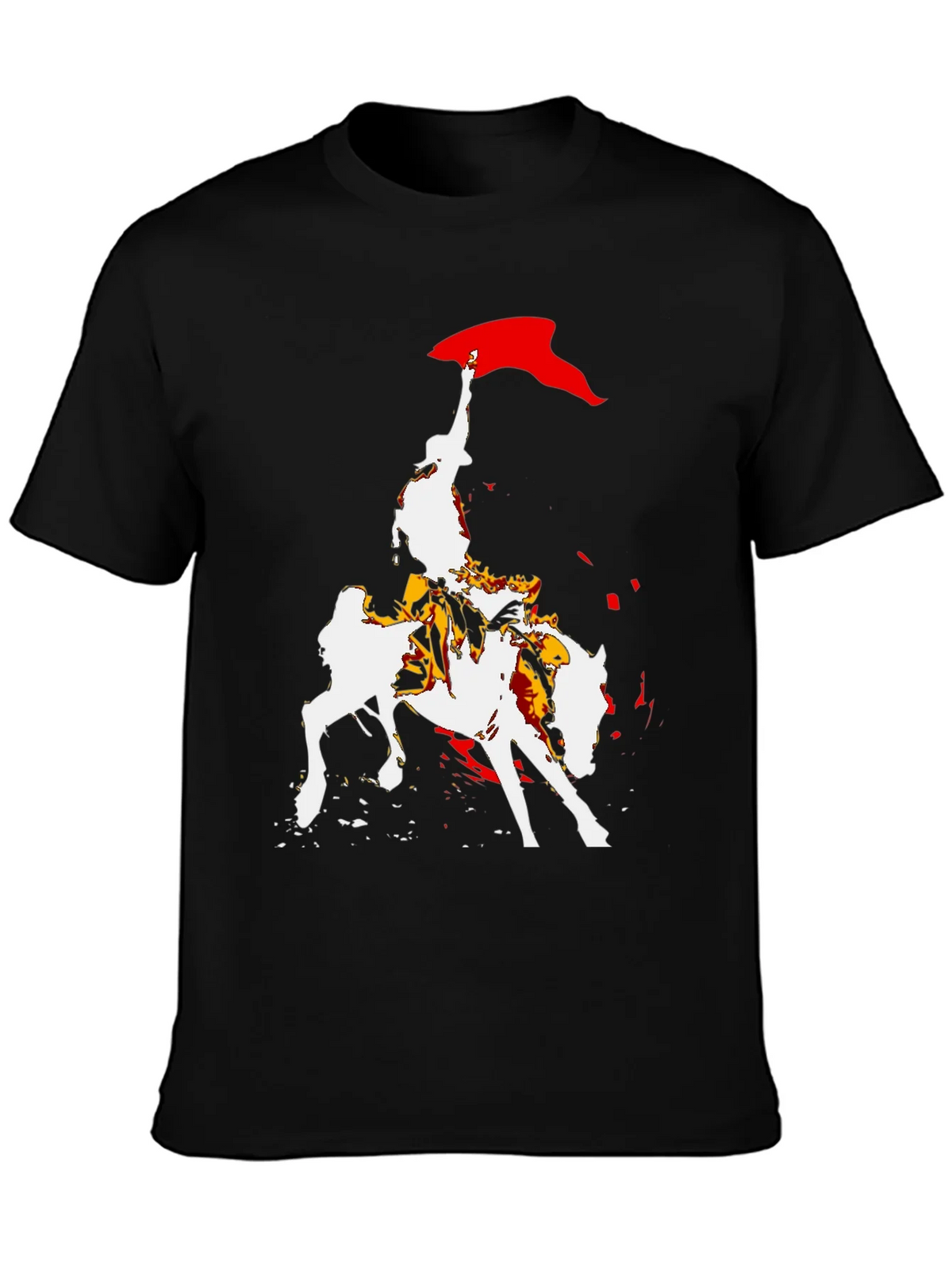 Equestrian Graphic Tee - Bold Horse Rider Design product image 3