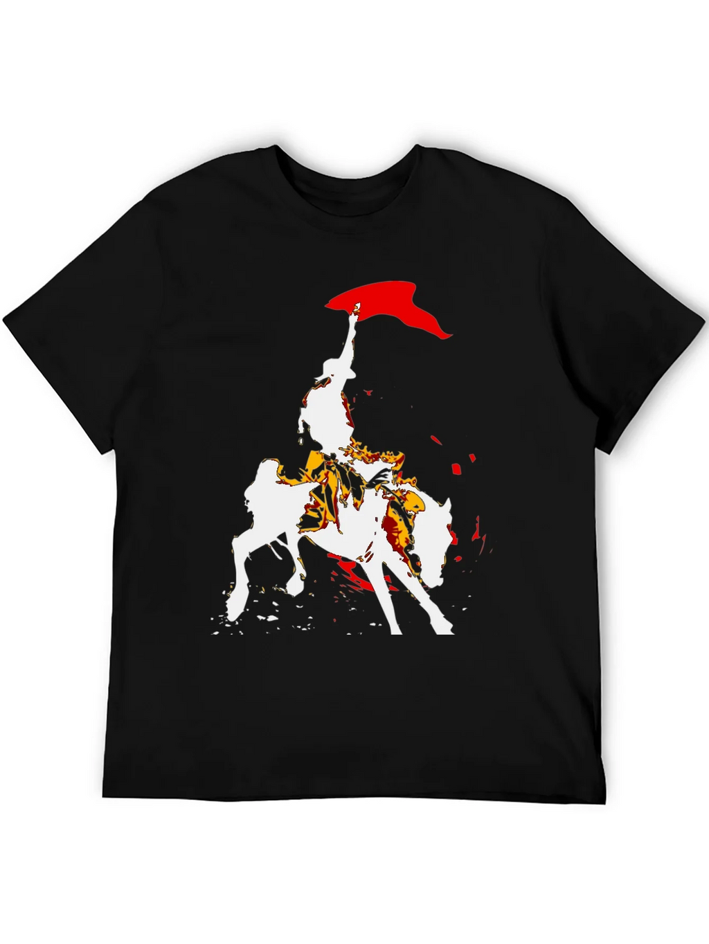 Equestrian Graphic Tee - Bold Horse Rider Design product image 5