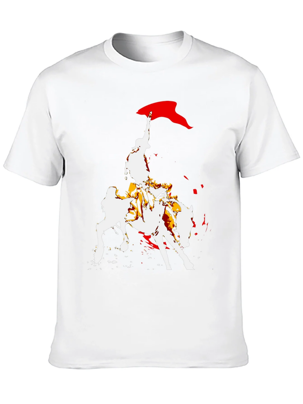 Equestrian Graphic Tee - Bold Horse Rider Design product image 9