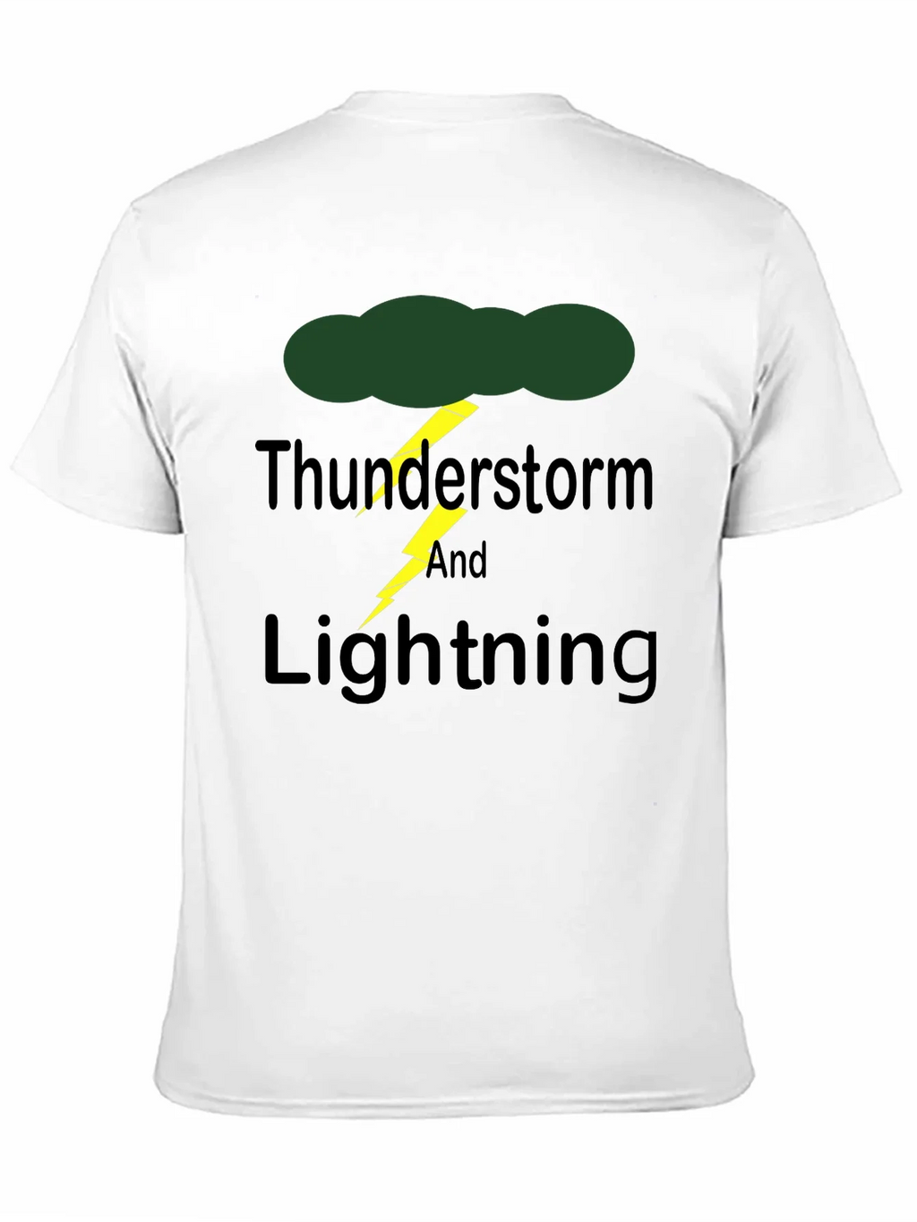 Thunderstorm & Lightning Graphic Print T-Shirt product image 9