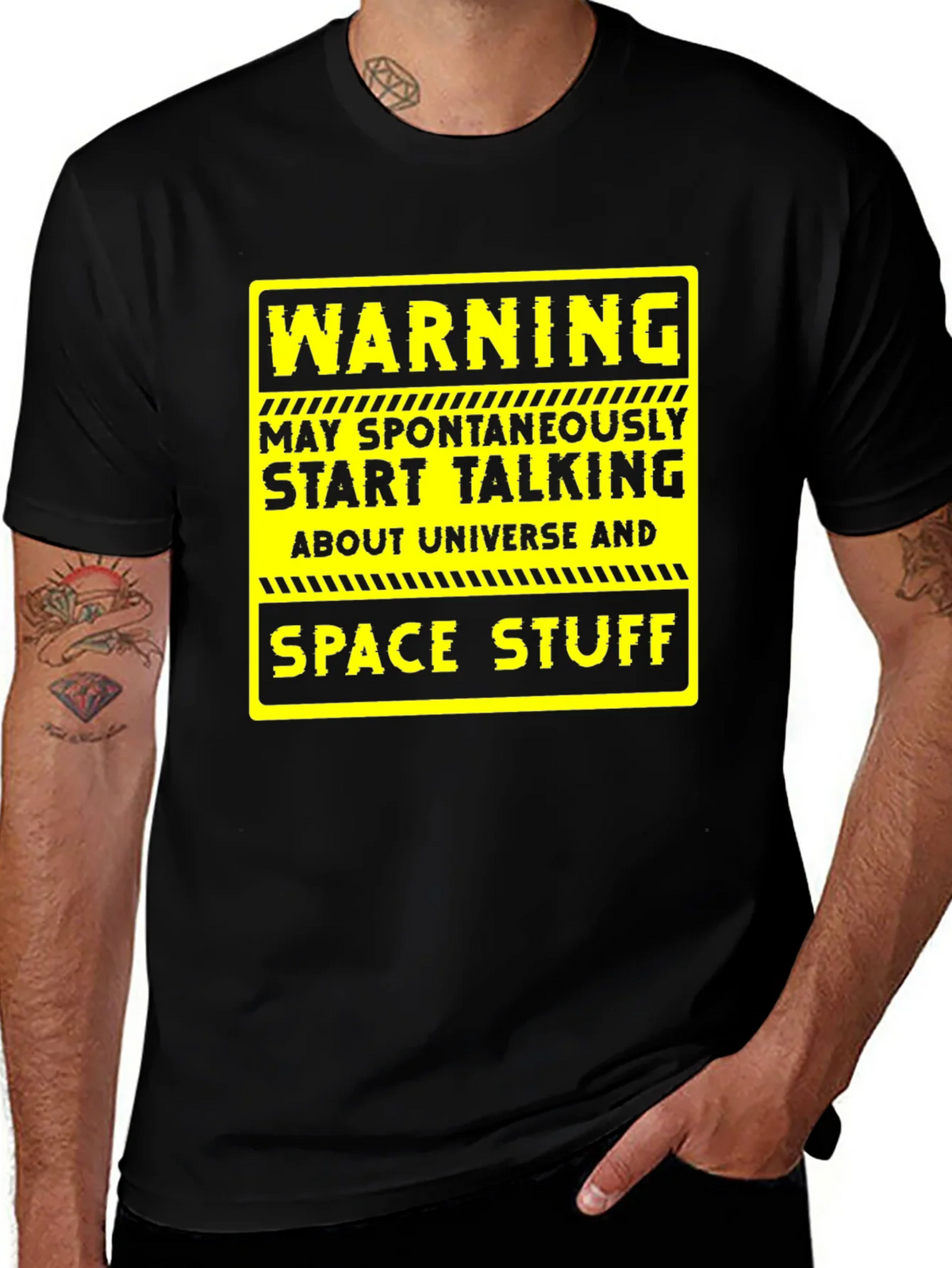 Warning Universe Space Stuff T-Shirt product image 1