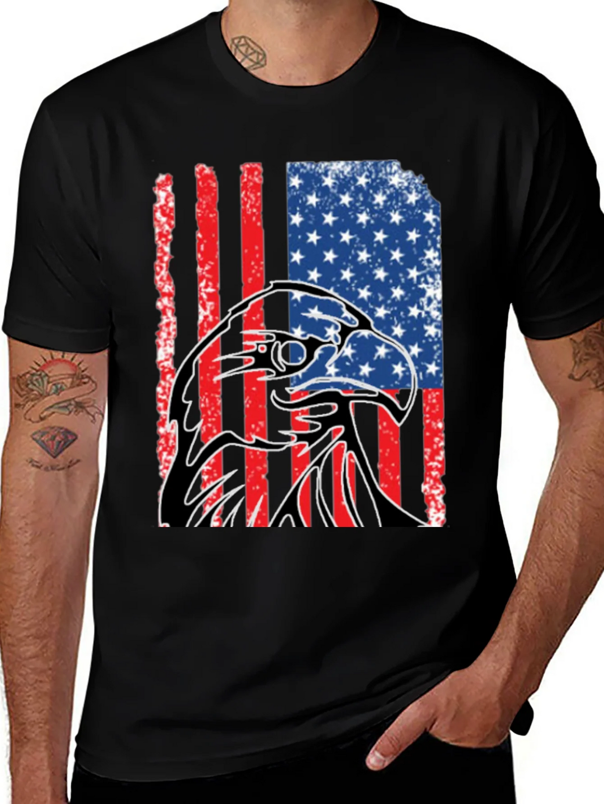 American Eagle Flag Graphic Tee product image 1