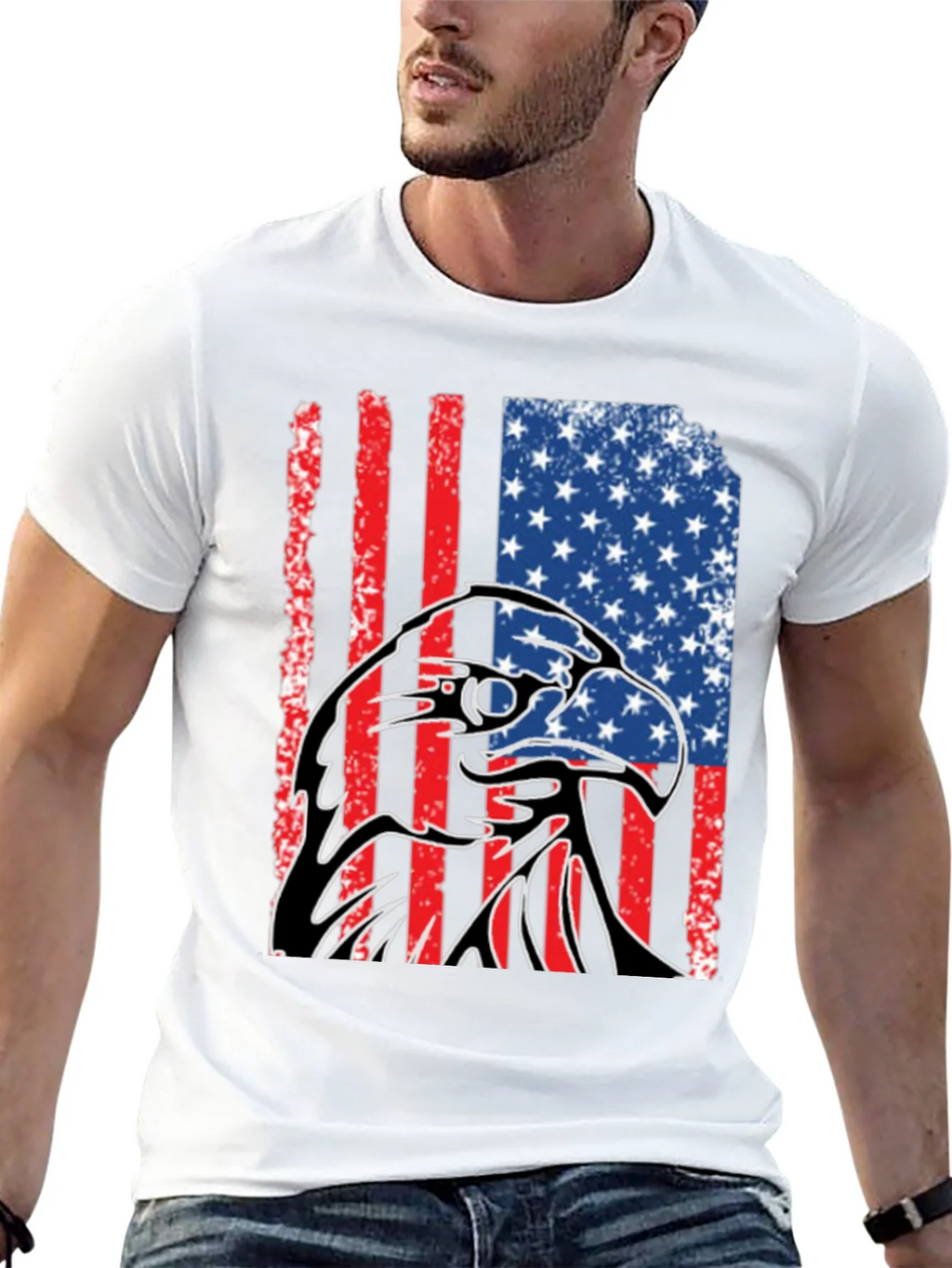 American Eagle Flag Graphic Tee product image 12
