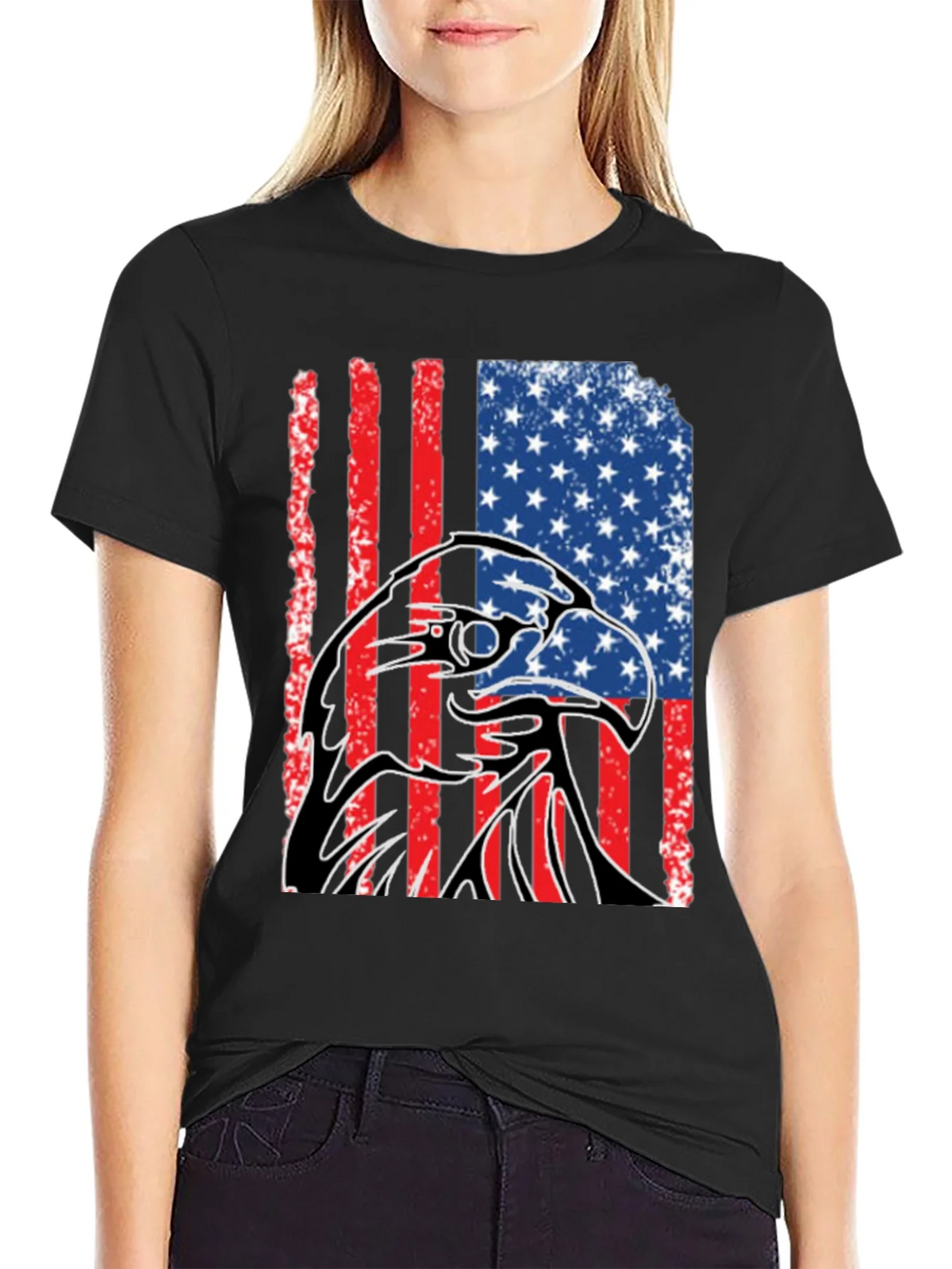 American Eagle Flag Graphic Tee product image 2
