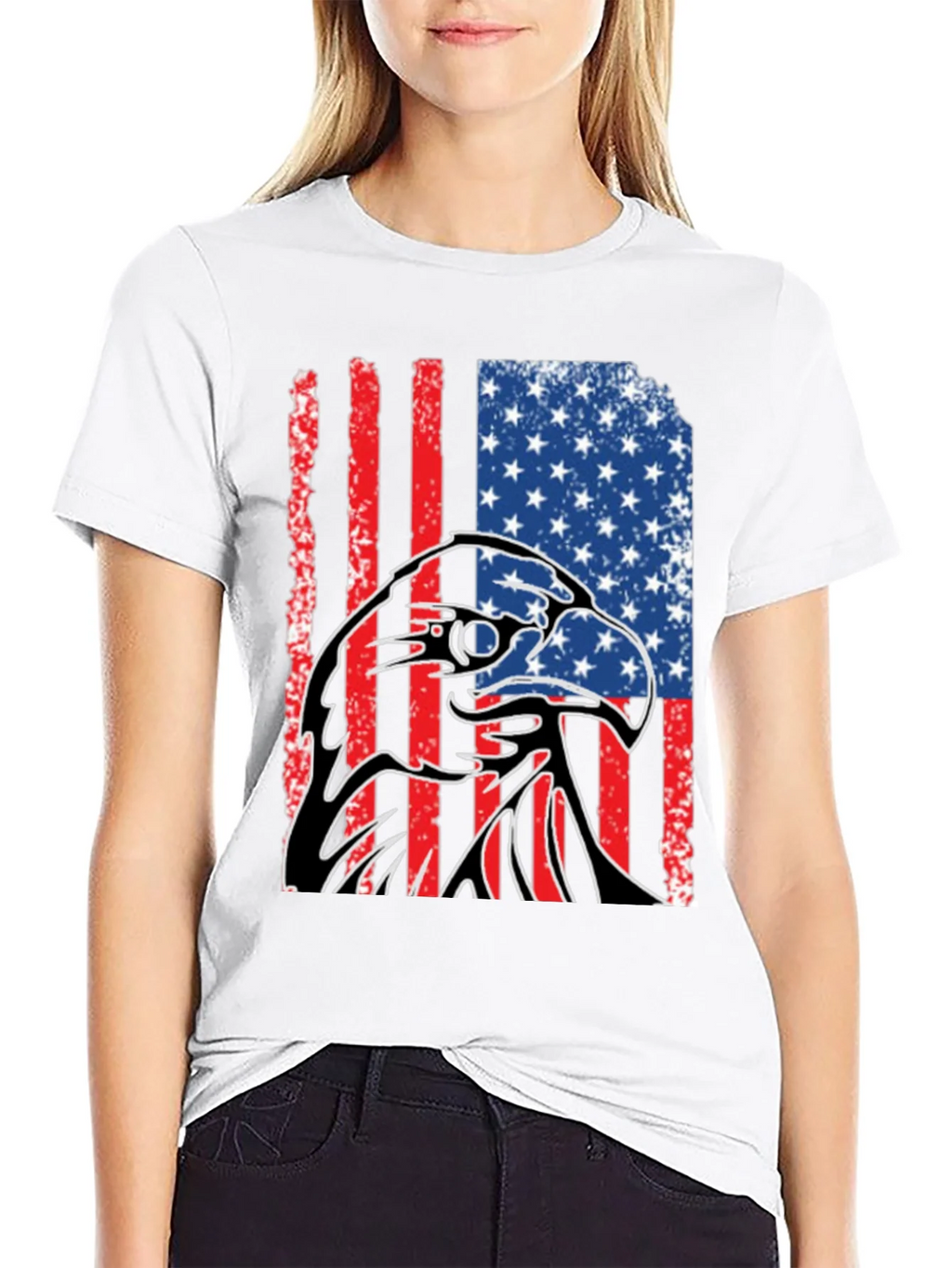 American Eagle Flag Graphic Tee product image 8