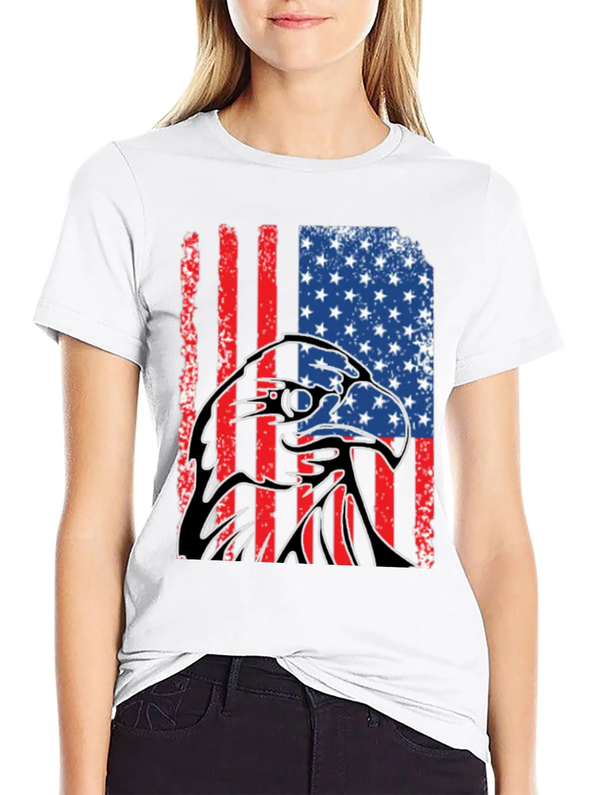 American Eagle Flag Graphic Tee product image 8