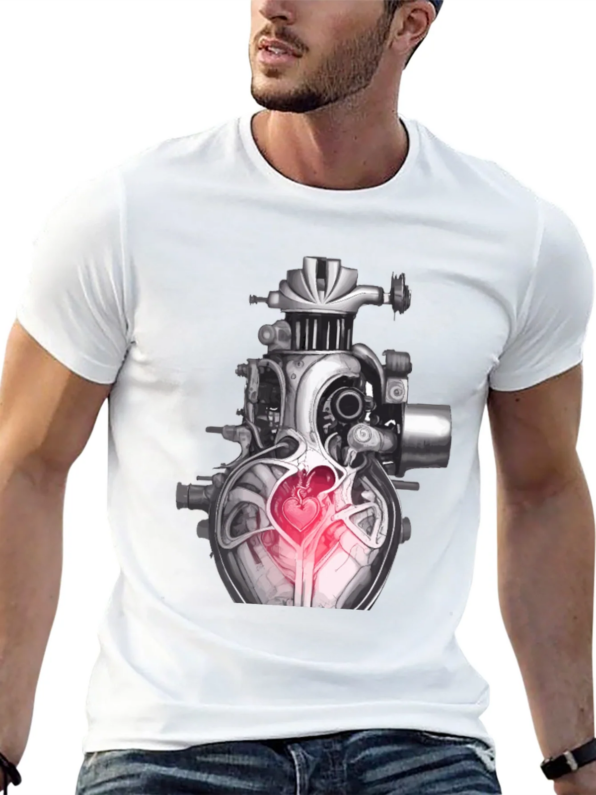 Steampunk Heart Graphic Tee product image 9