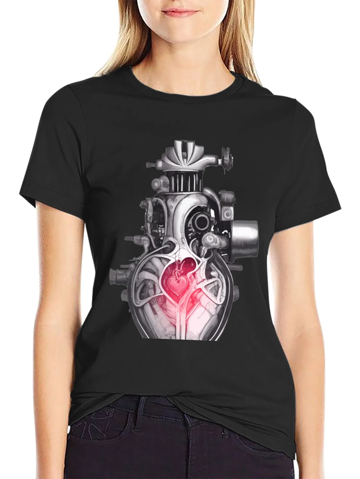 Steampunk Heart Graphic Tee product image 2