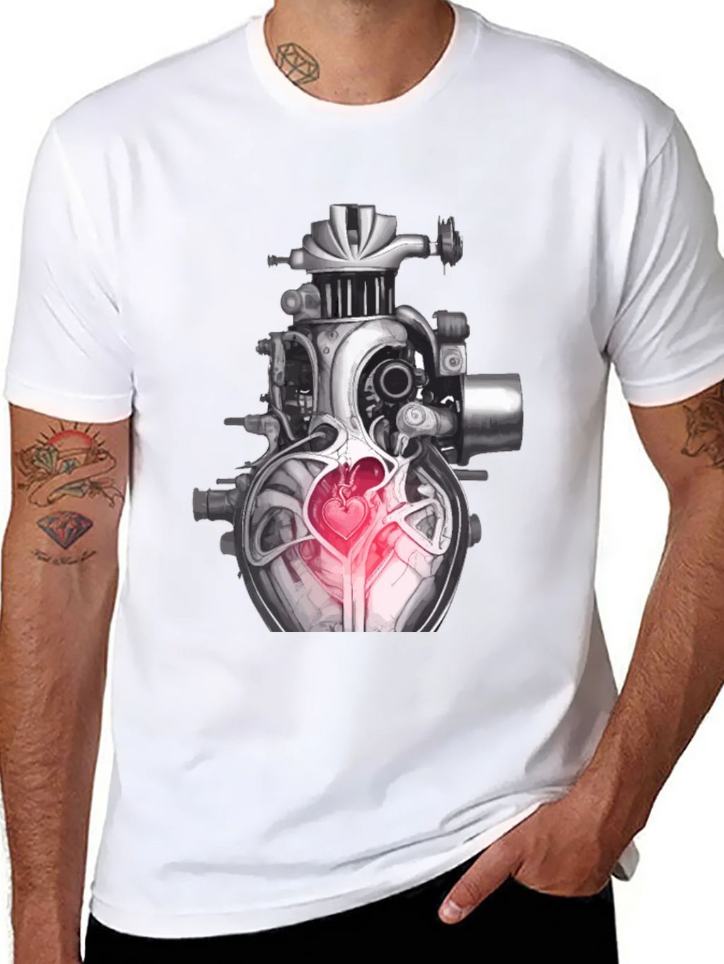 Steampunk Heart Graphic Tee product image 5