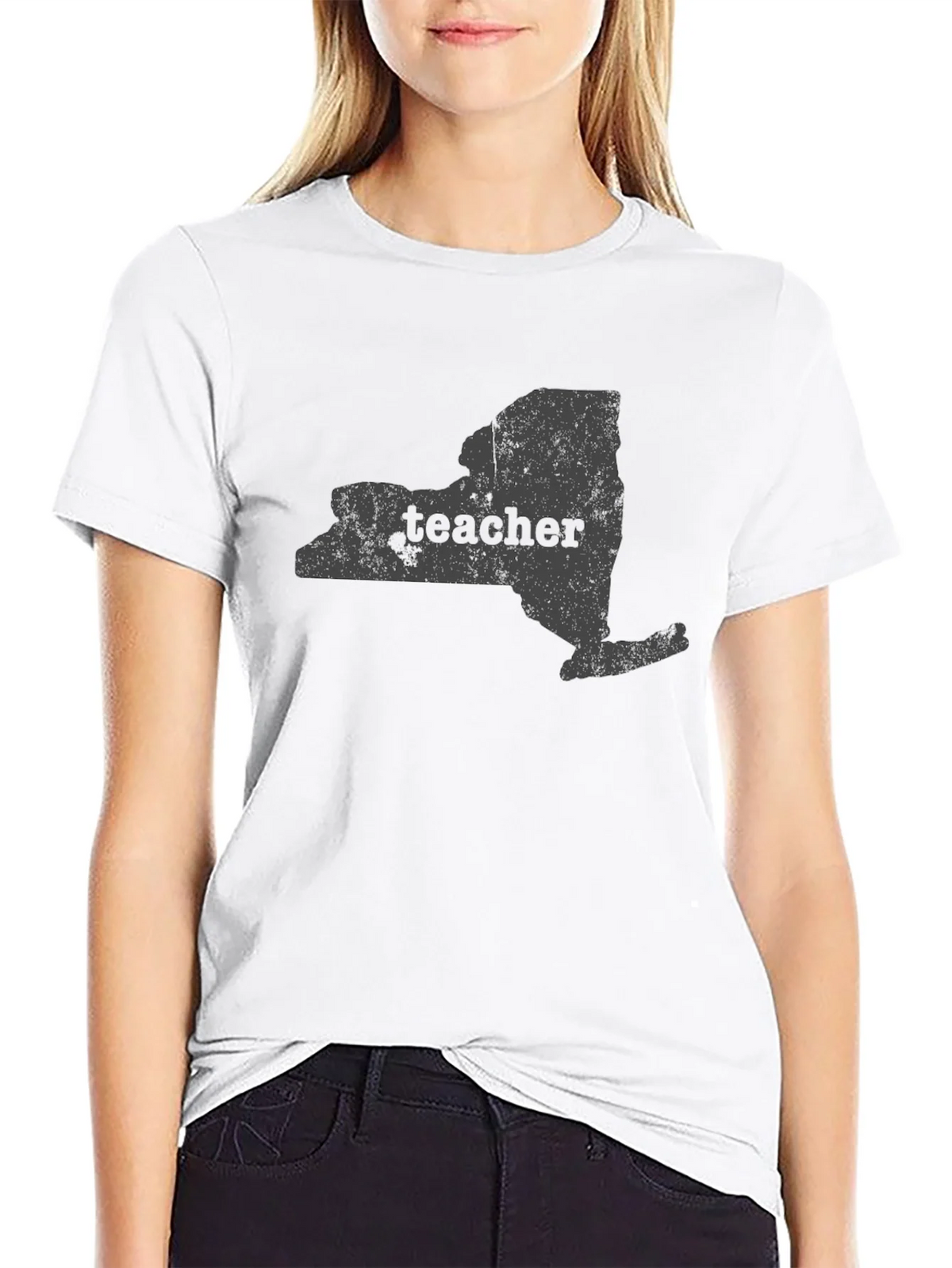 New York Teacher Graphic Tee - Black product image 8