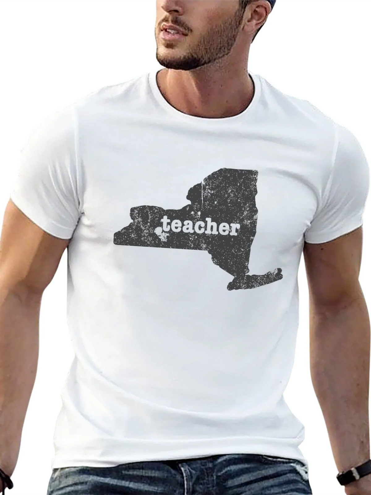 New York Teacher Graphic Tee - Black product image 12