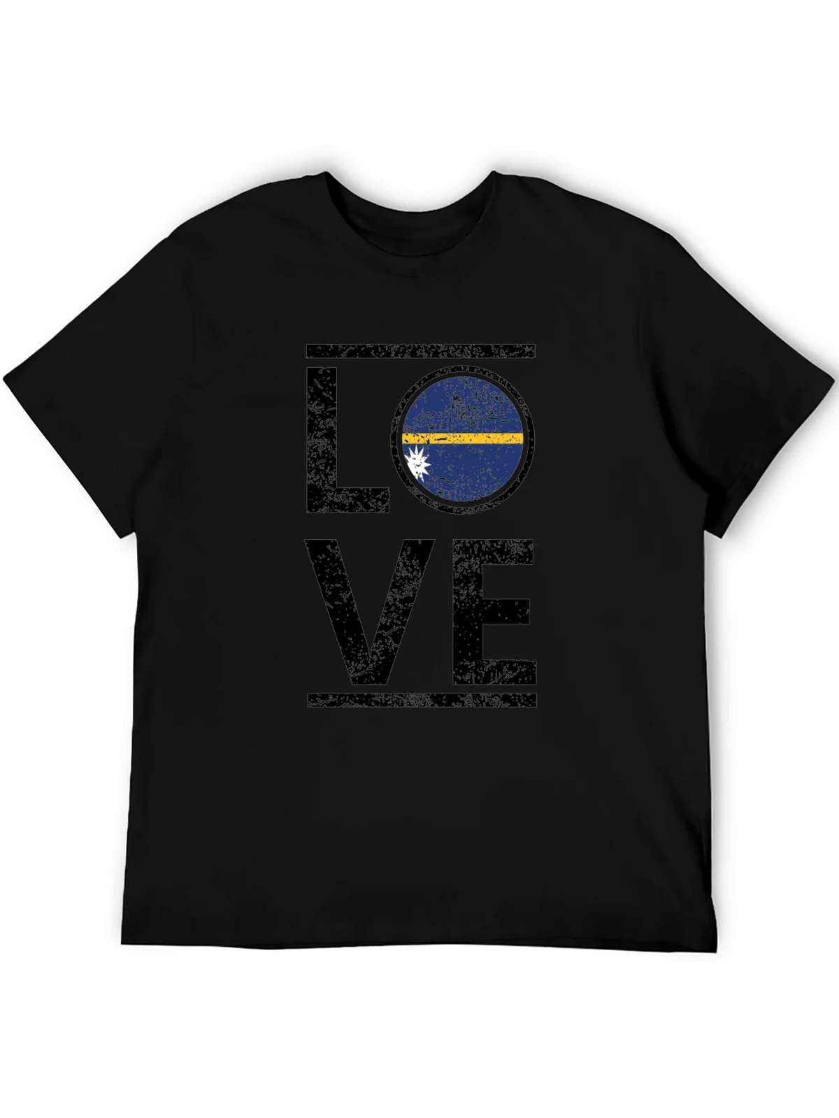 Nauru Flag Love T-Shirt - Distressed Design product image 5