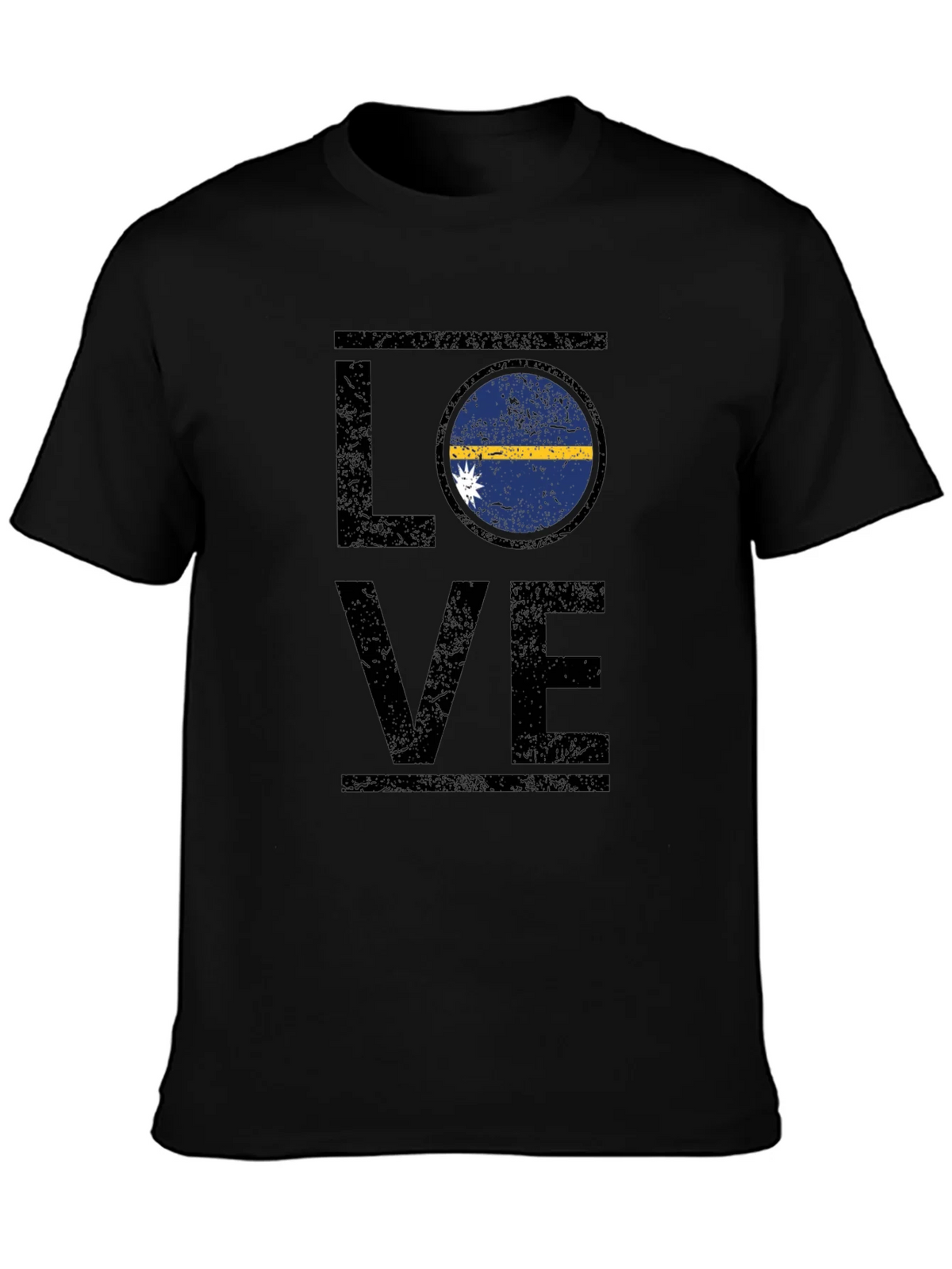 Nauru Flag Love T-Shirt - Distressed Design product image 3