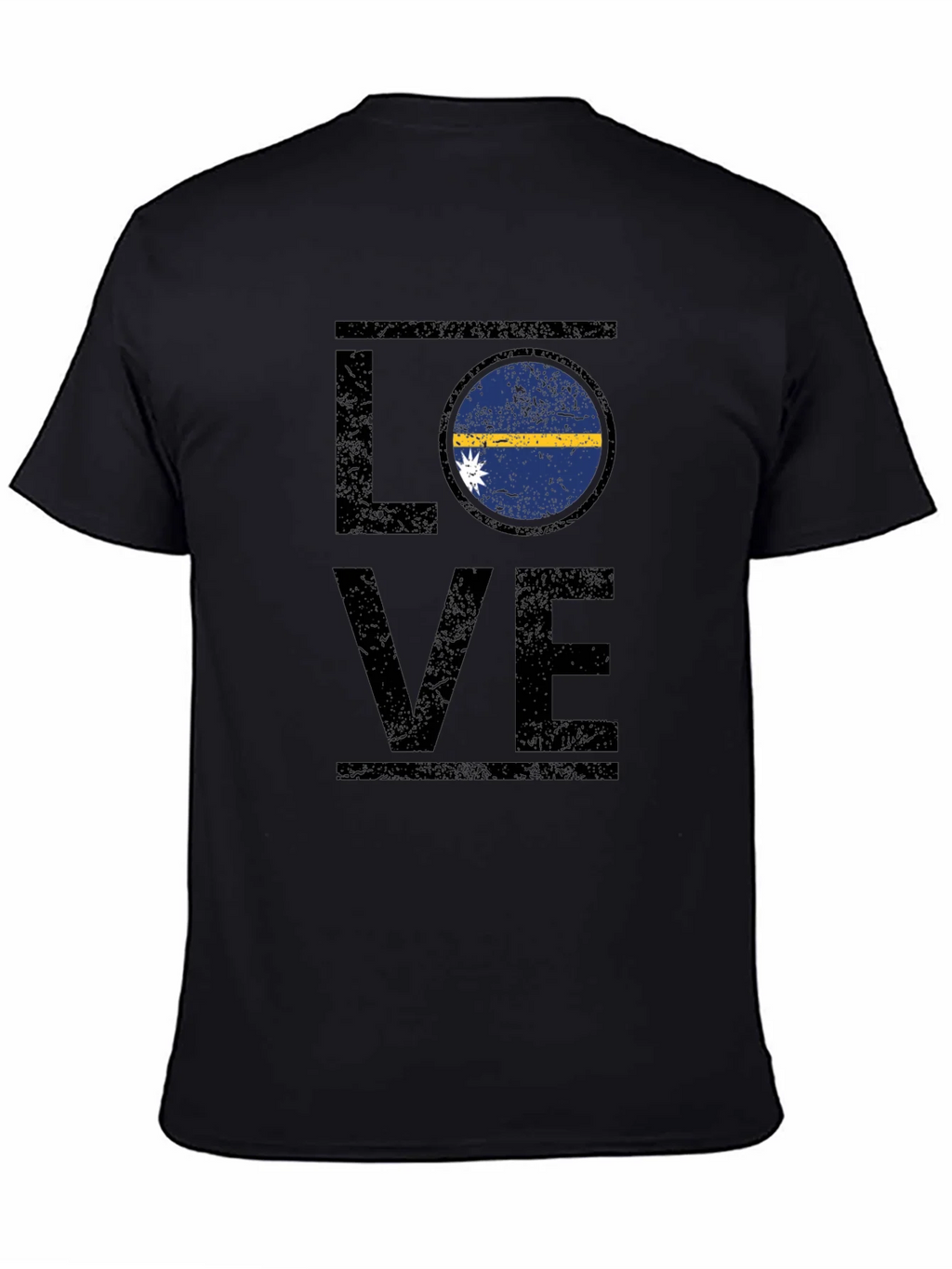 Nauru Flag Love T-Shirt - Distressed Design product image 4
