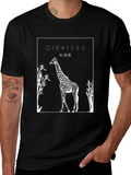 Giraffe Graphic Black T-Shirt product image 1