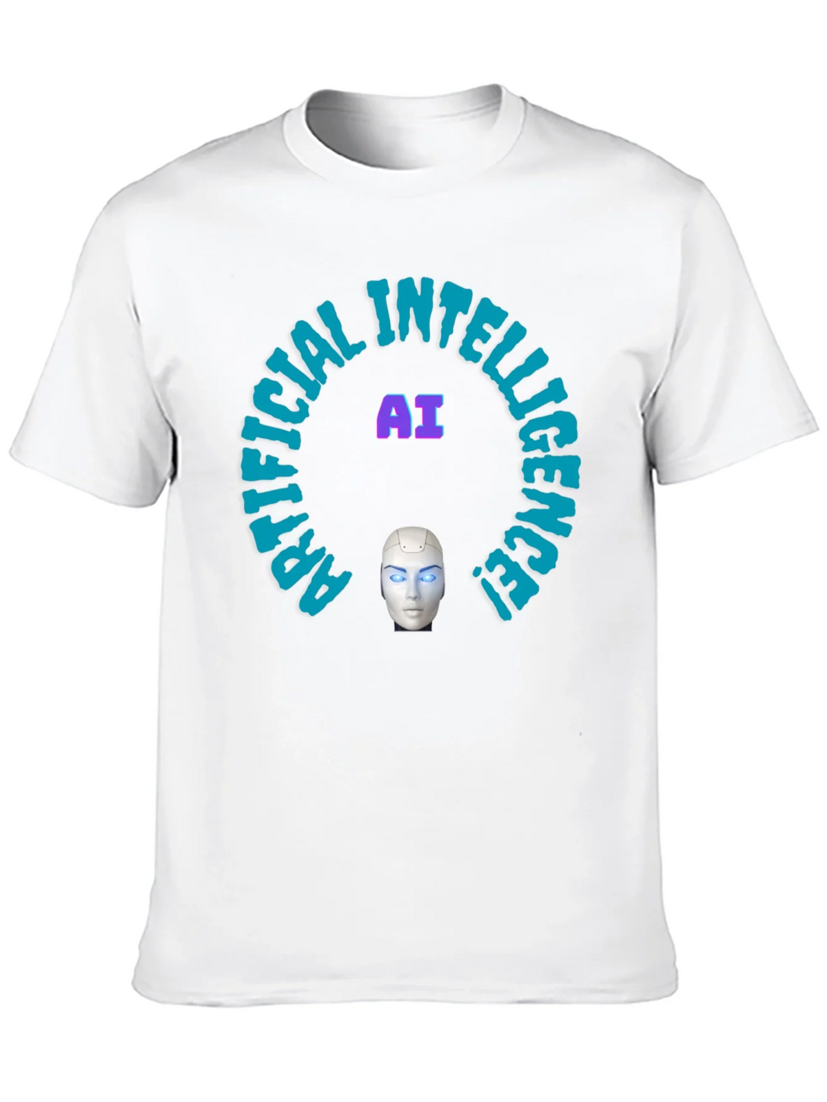 AI Intelligence Graphic Tee - Futuristic Design product image 9