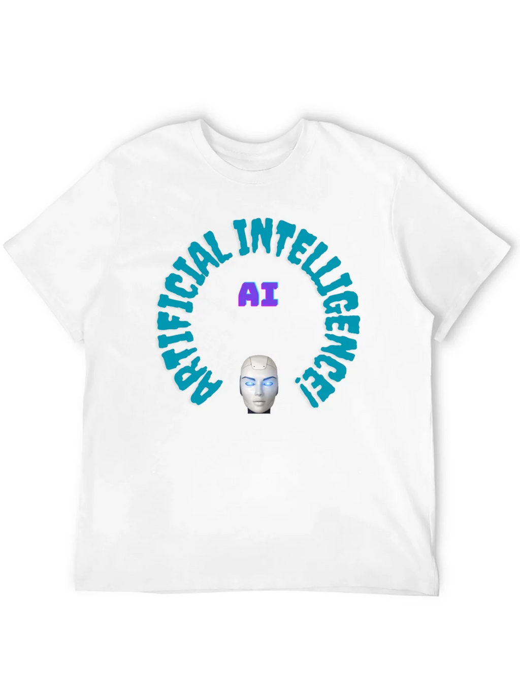 AI Intelligence Graphic Tee - Futuristic Design product image 11