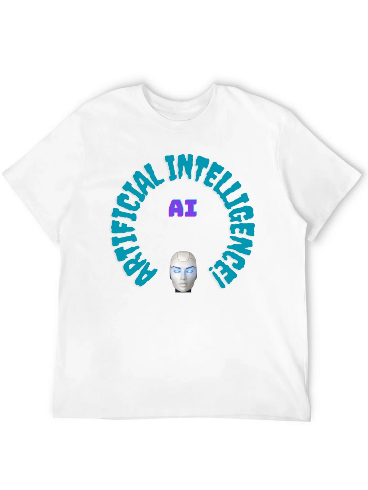 AI Intelligence Graphic Tee - Futuristic Design product image 11