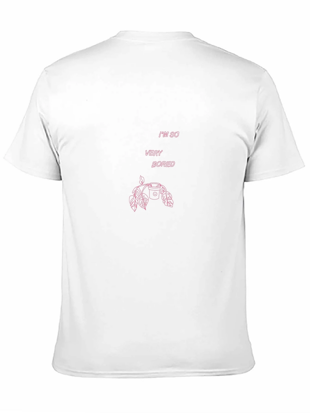 Im So Very Bored Pink Graphic T-Shirt product image 9