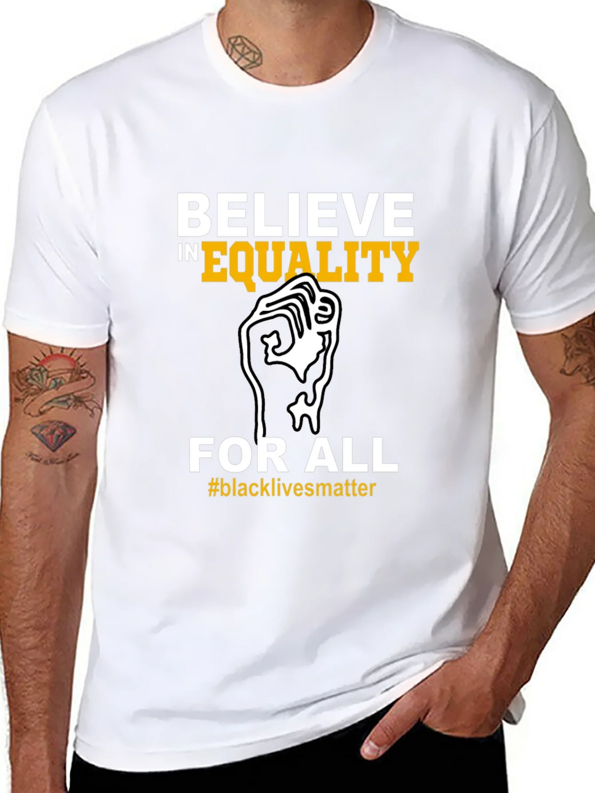 Equality T-Shirt: Black Lives Matter Design product image 4