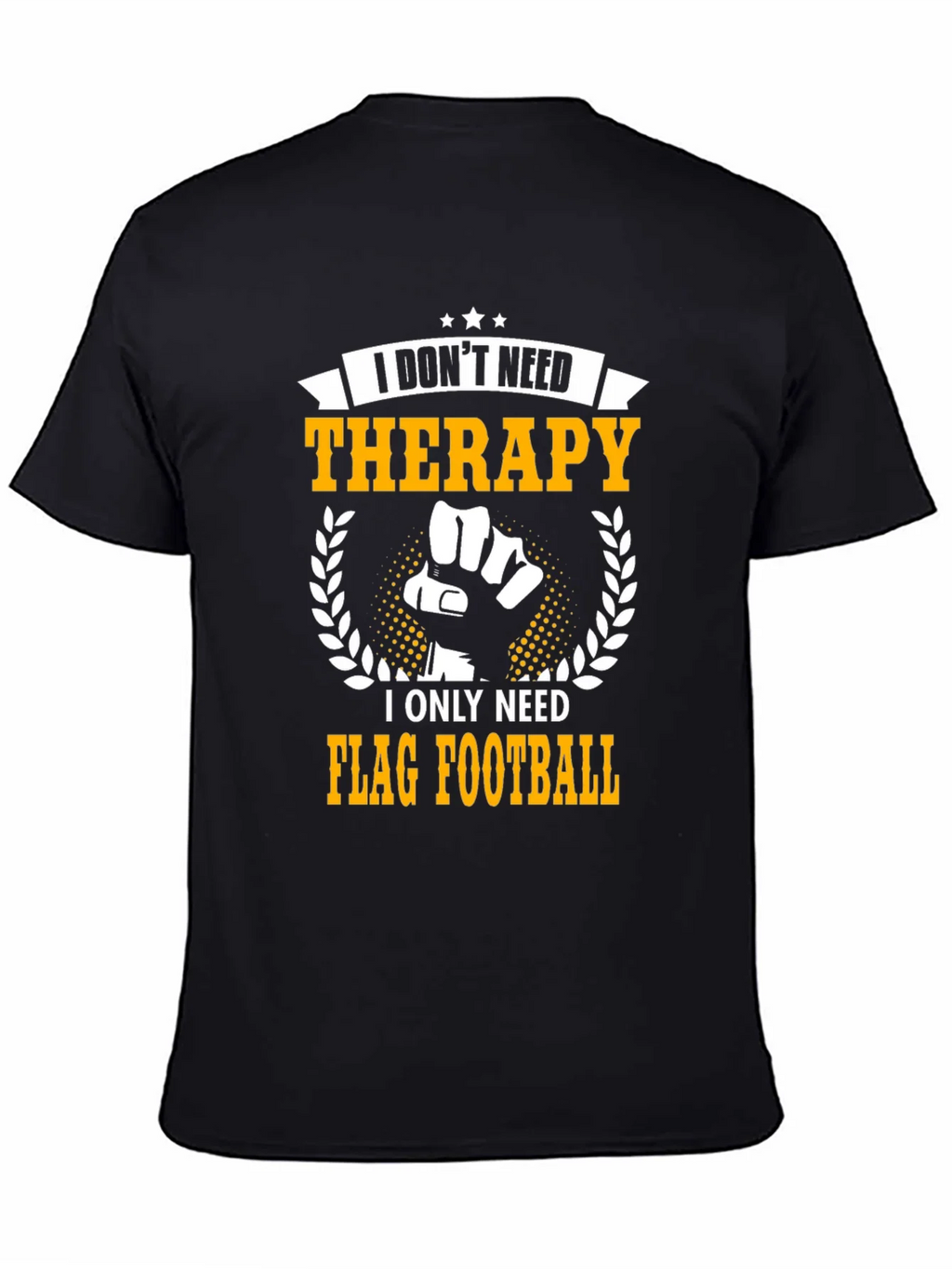 Flag Football Therapy T-Shirt product image 4