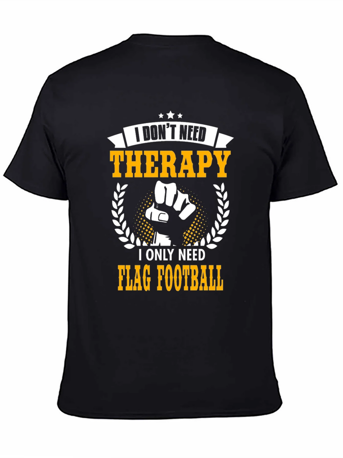 Flag Football Therapy T-Shirt product image 4