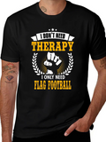 Flag Football Therapy T-Shirt product image 1