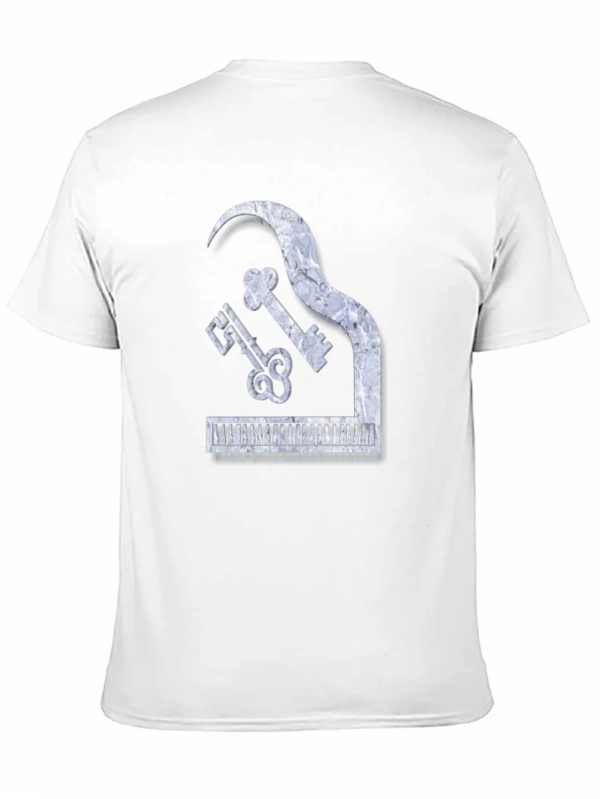 Piano Keys Marble Look Graphic Tee product image 10
