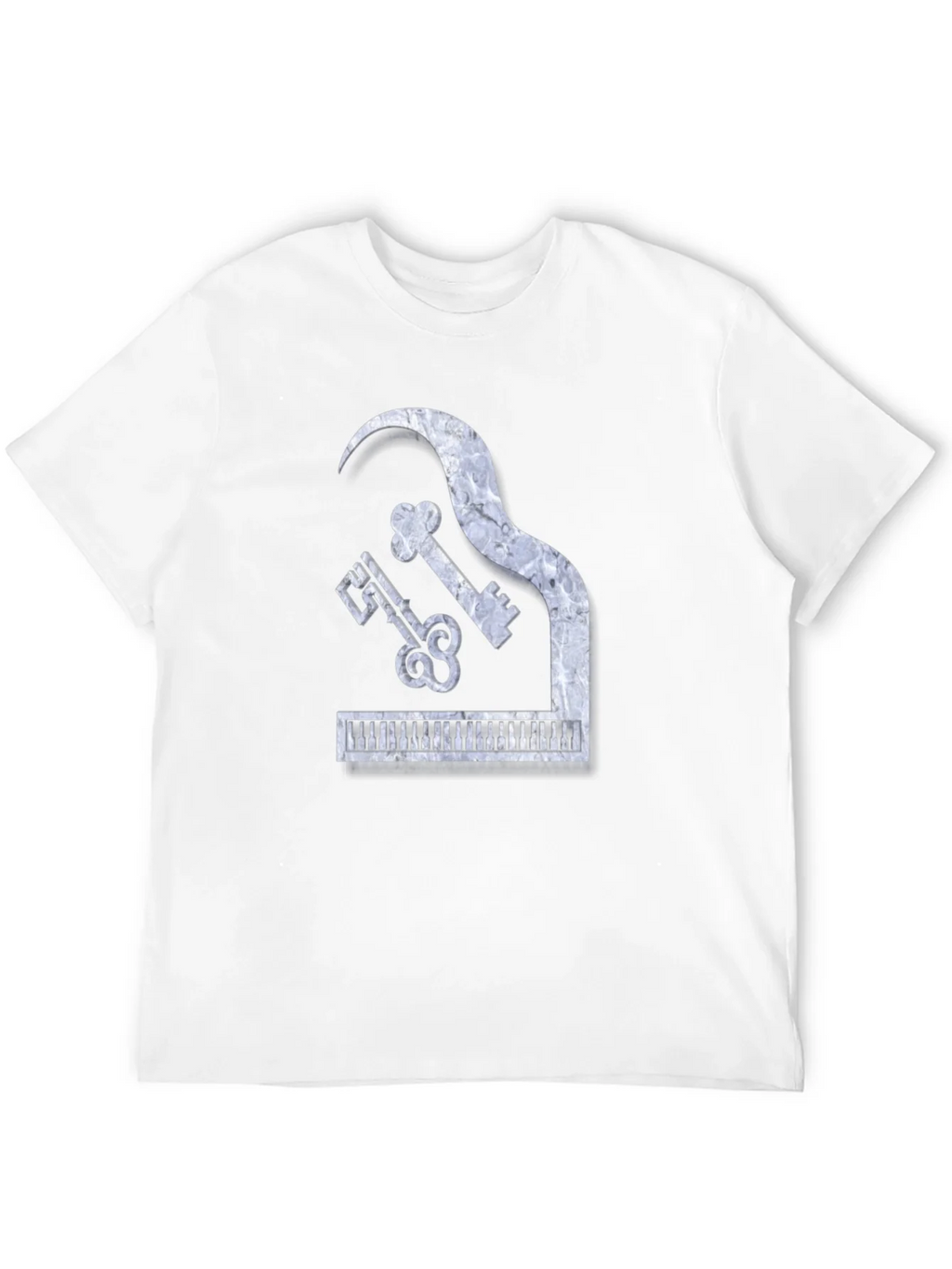 Piano Keys Marble Look Graphic Tee product image 11