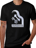 Piano Keys Marble Look Graphic Tee product image 1