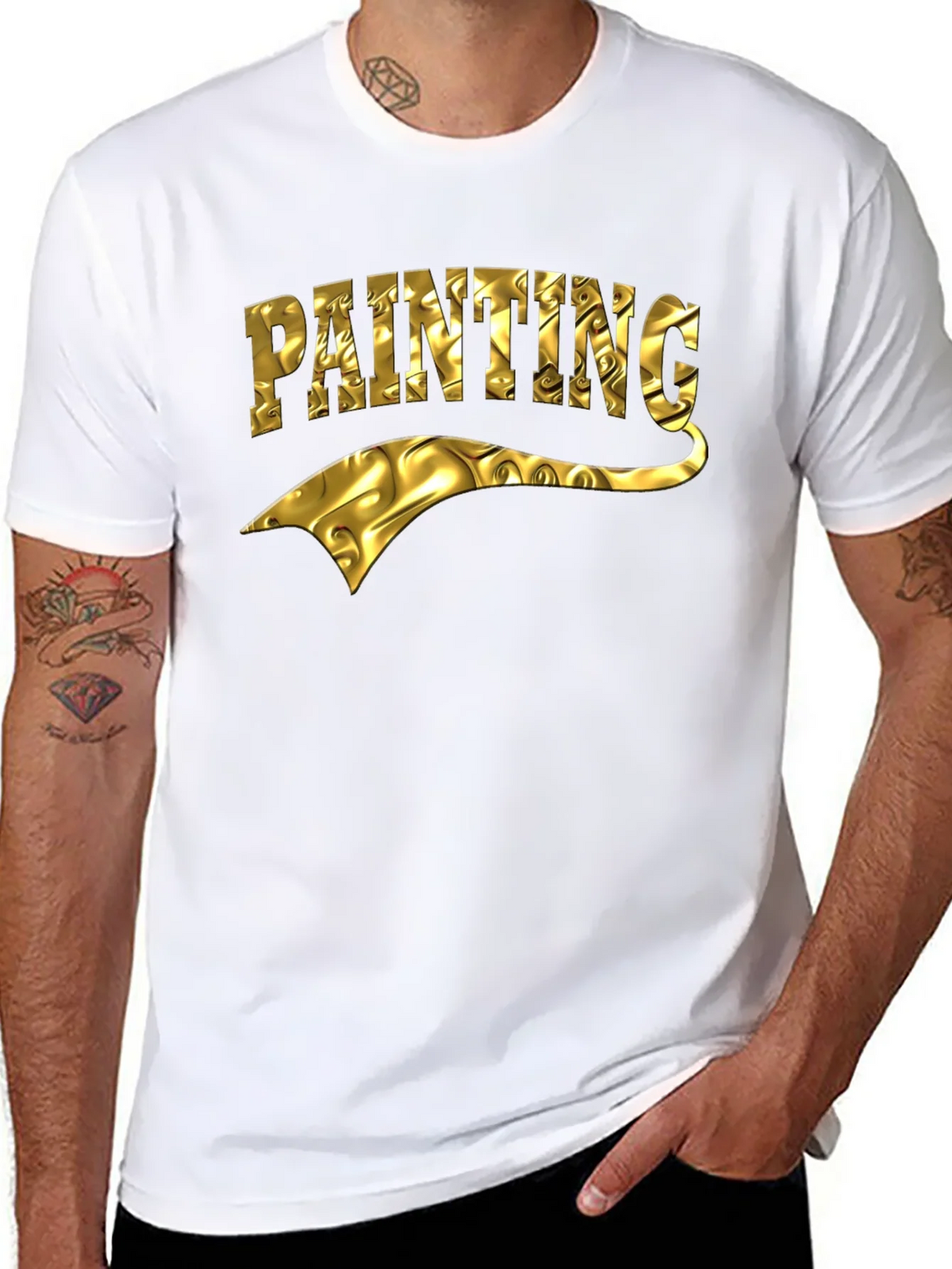 Golden Painting Graphic Tee product image 7