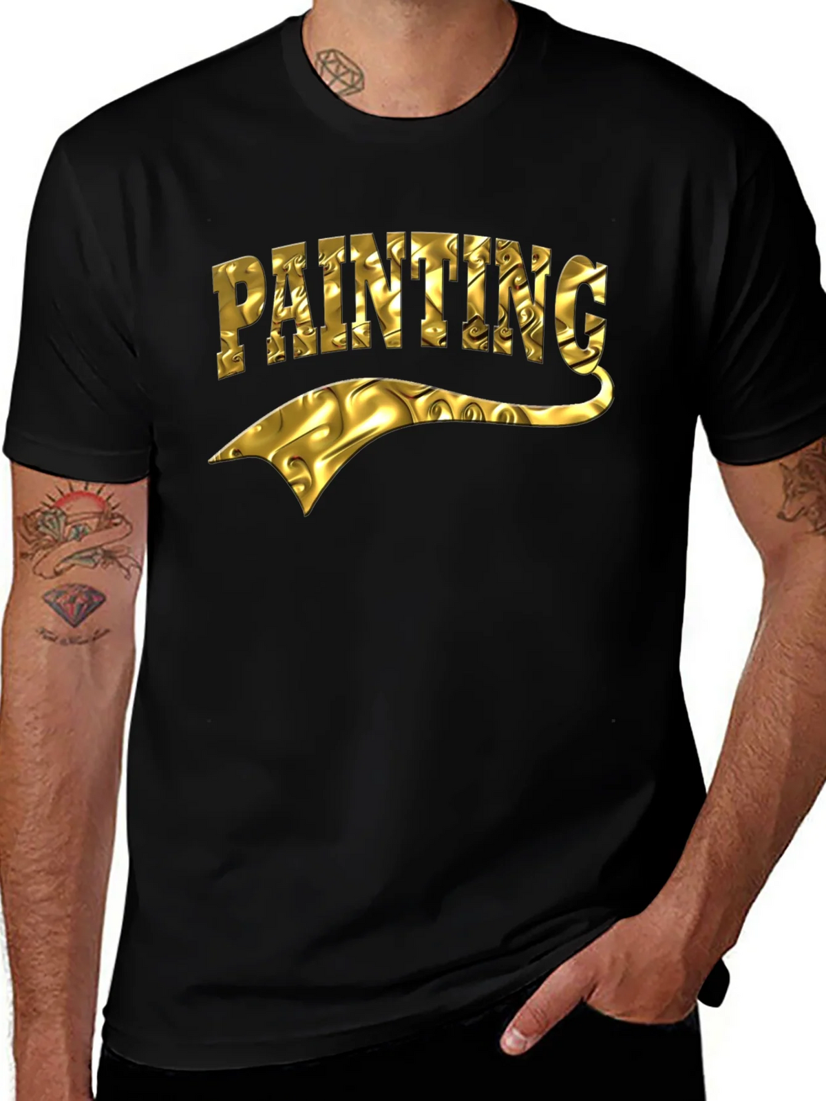 Golden Painting Graphic Tee product image 1
