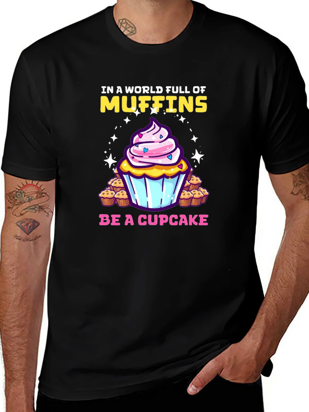 Muffin vs. Cupcake Graphic Tee product image 1