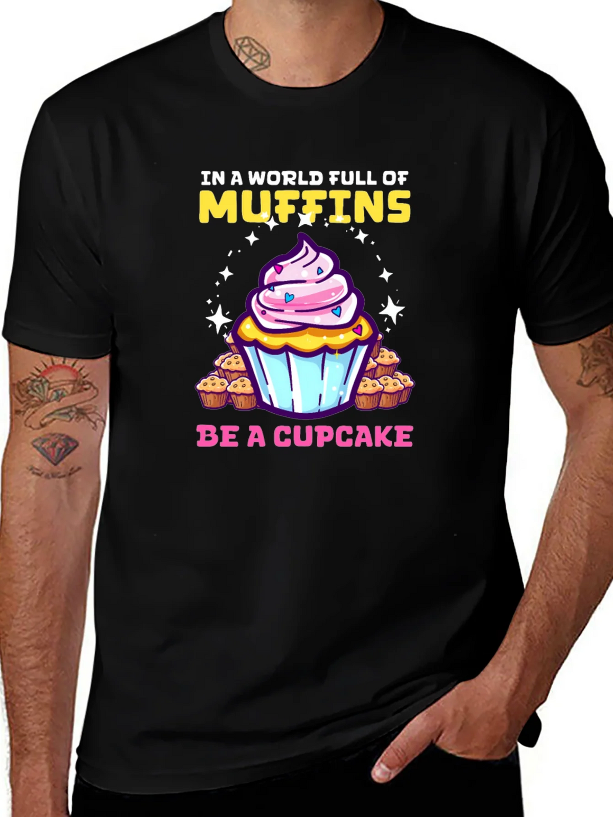 Muffin vs. Cupcake Graphic Tee product image 1