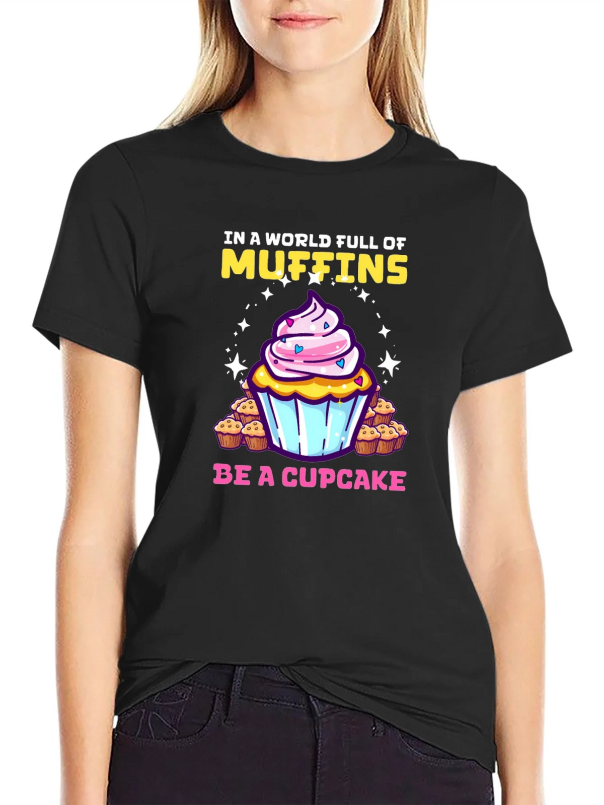 Muffin vs. Cupcake Graphic Tee product image 2