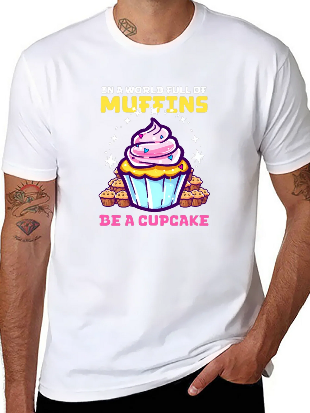 Muffin vs. Cupcake Graphic Tee product image 7