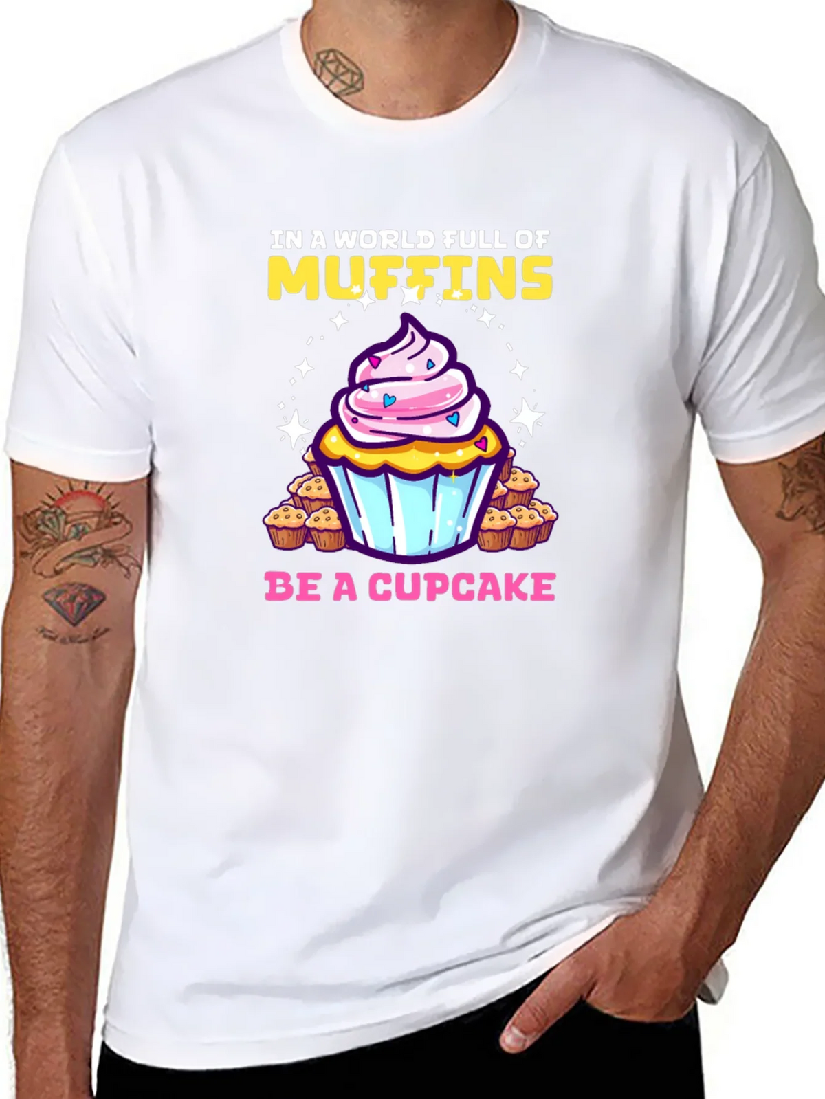 Muffin vs. Cupcake Graphic Tee product image 7