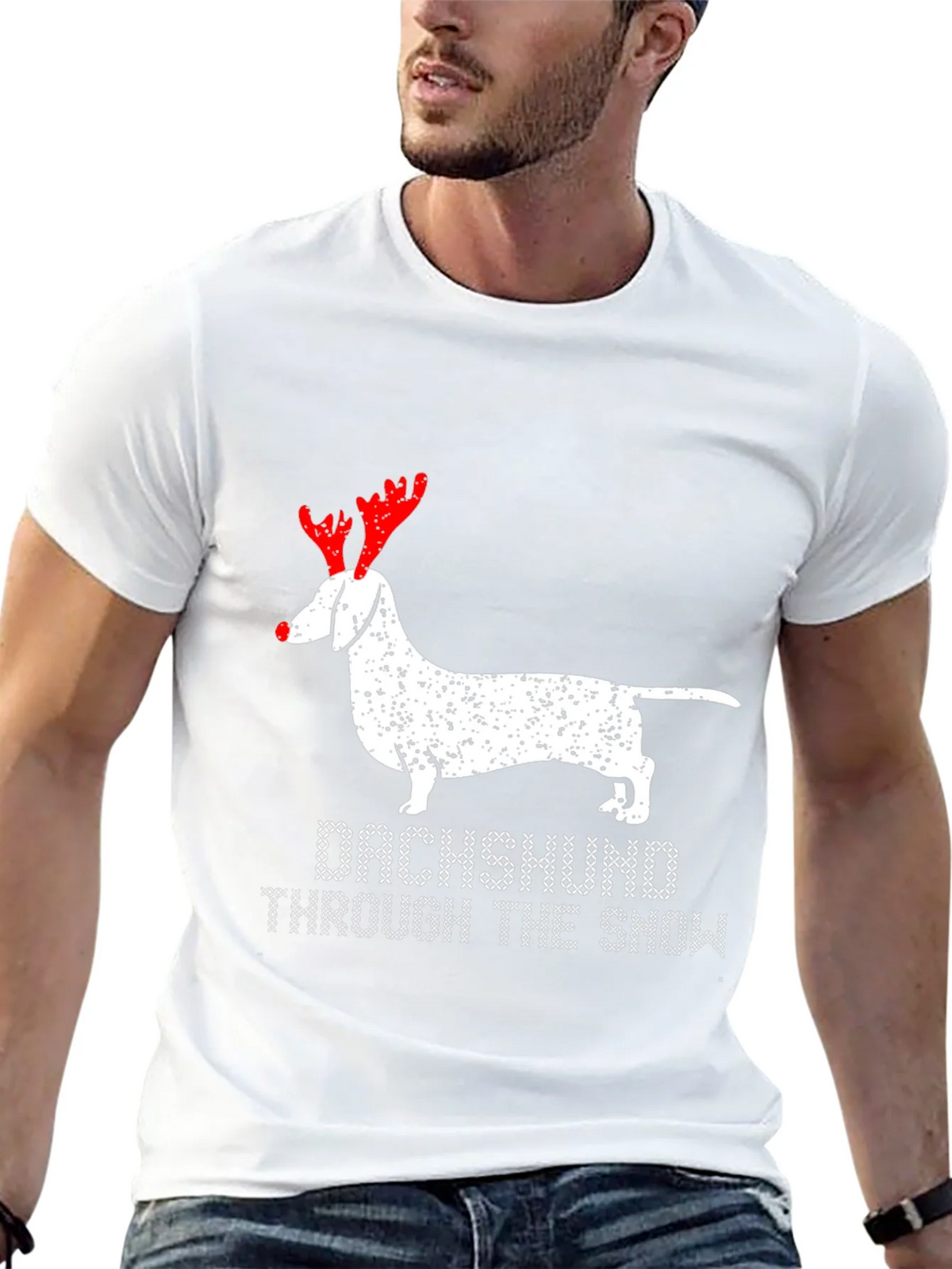 Dachshund Through The Snow T-Shirt product image 12