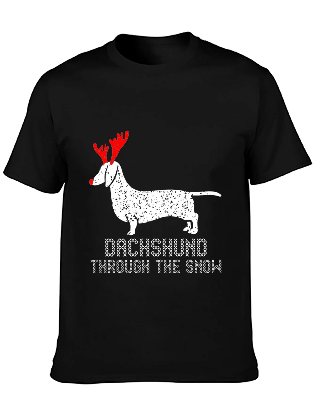 Dachshund Through The Snow T-Shirt product image 3