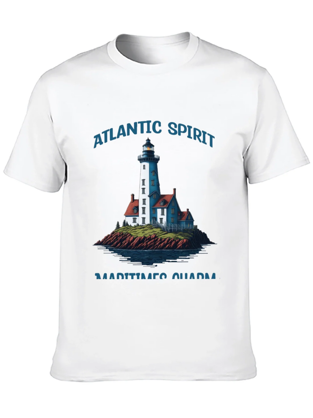 Atlantic Spirit Lighthouse Graphic T-Shirt product image 9