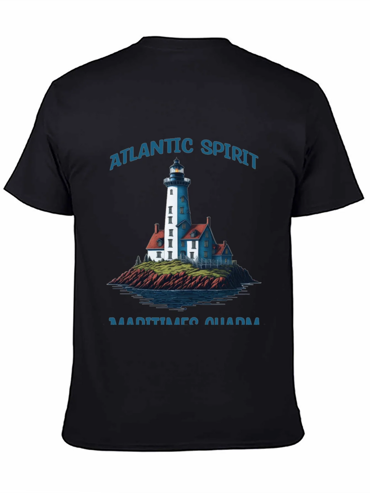 Atlantic Spirit Lighthouse Graphic T-Shirt product image 4