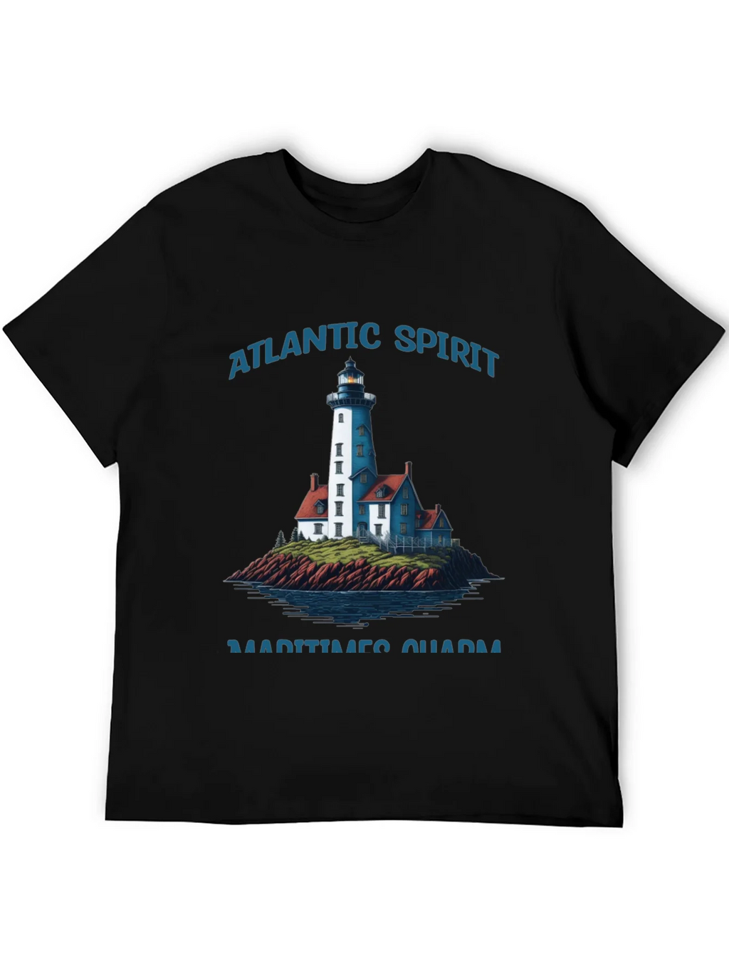 Atlantic Spirit Lighthouse Graphic T-Shirt product image 5