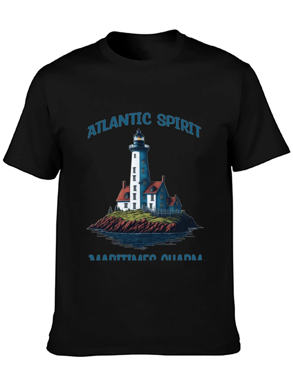 Atlantic Spirit Lighthouse Graphic T-Shirt product image 3
