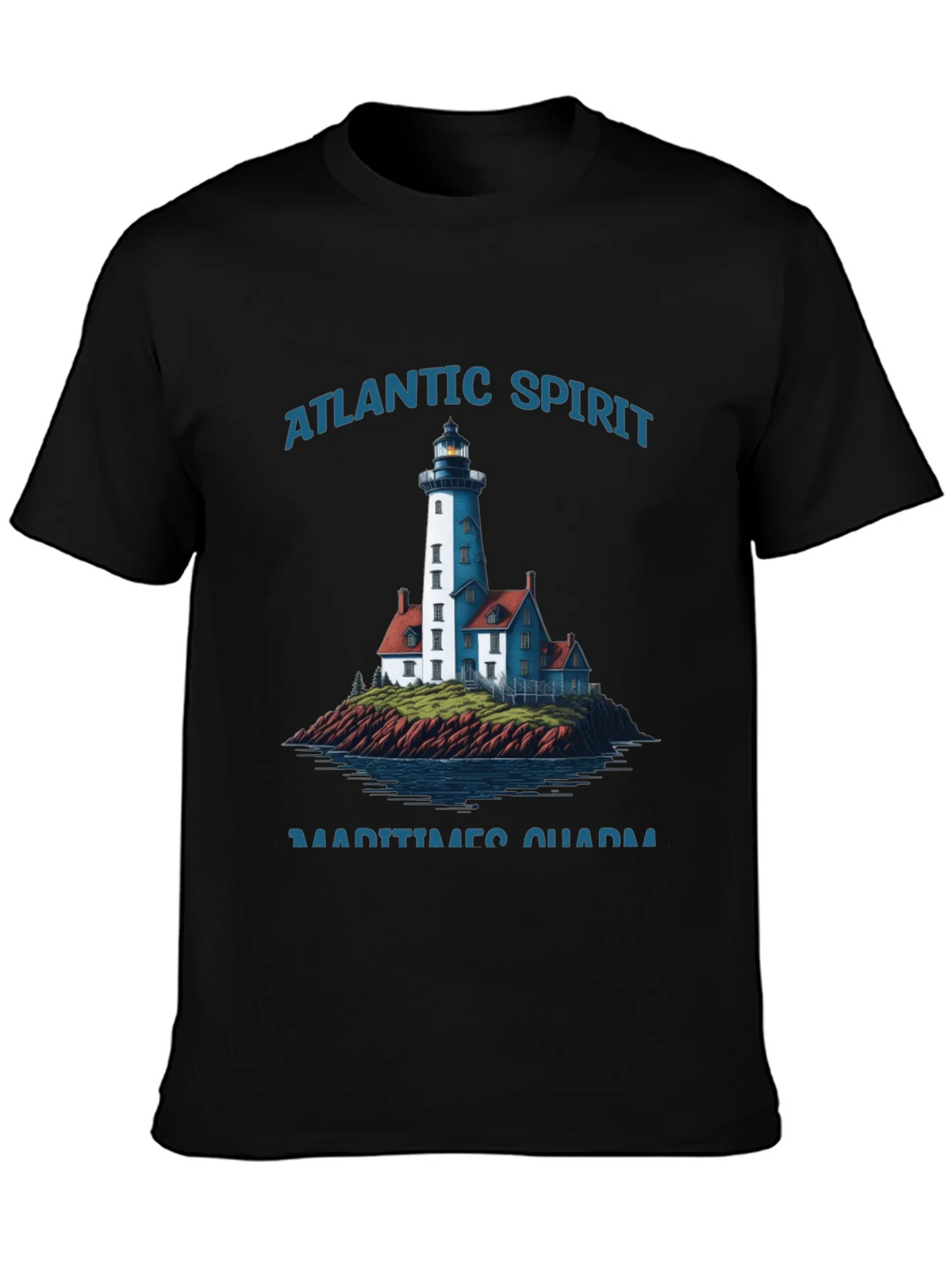 Atlantic Spirit Lighthouse Graphic T-Shirt product image 3
