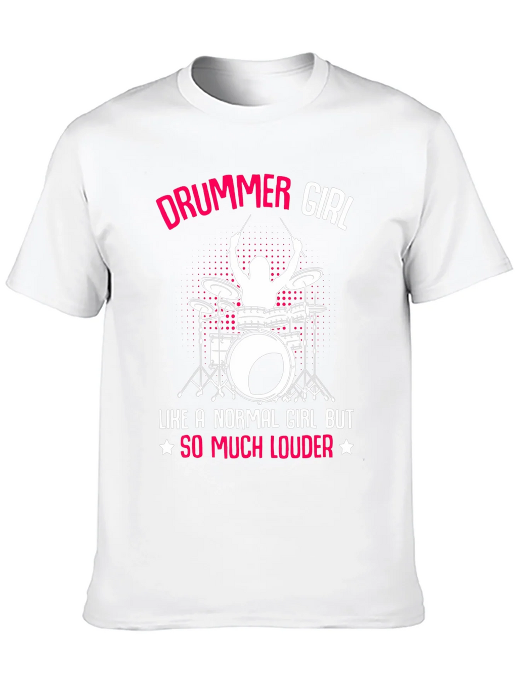 Drummer Girl T-Shirt - Loud & Proud! product image 1