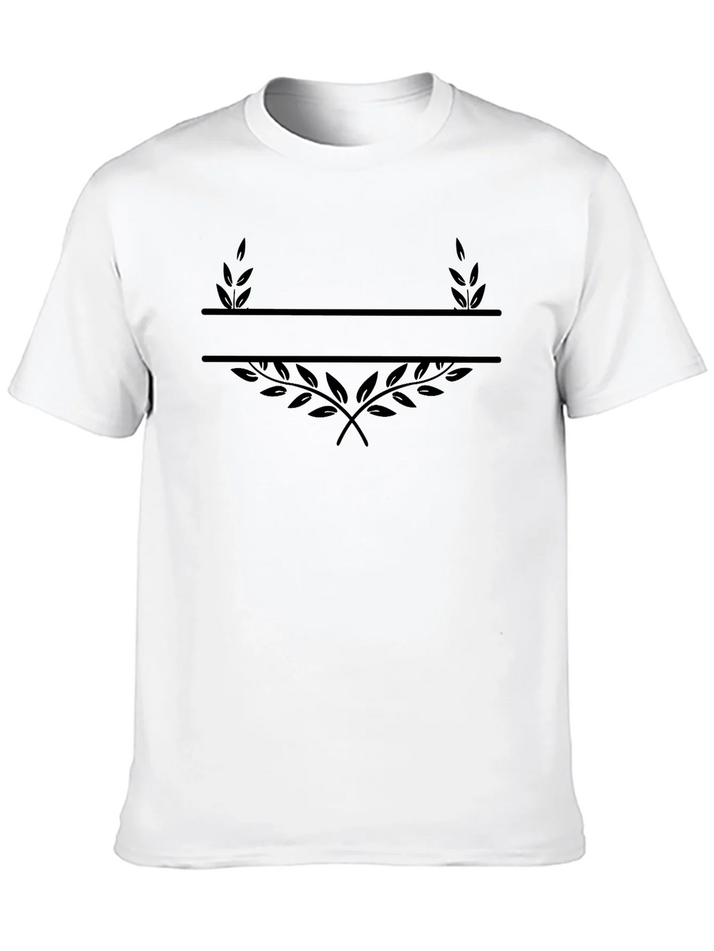 Monogram Laurel Wreath Black T-Shirt product image 7