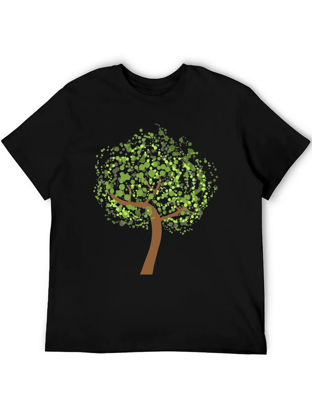 Nature Tree Graphic Black Tee product image 5