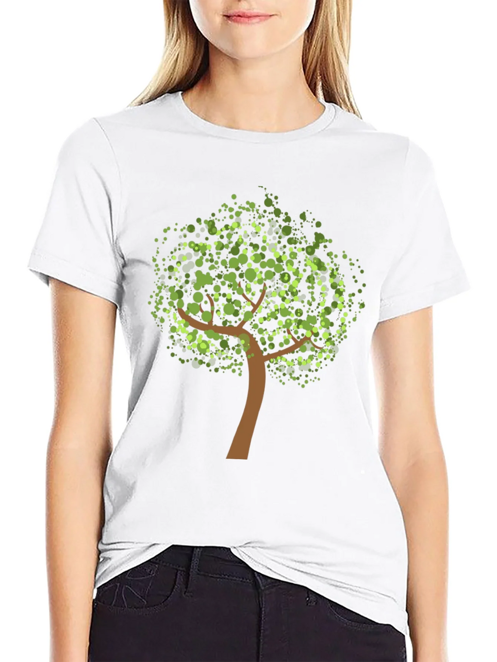 Nature Tree Graphic Black Tee product image 8